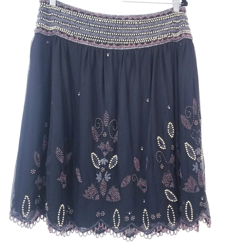 French Connection Faux Pearl Beaded Embellished Skirts
